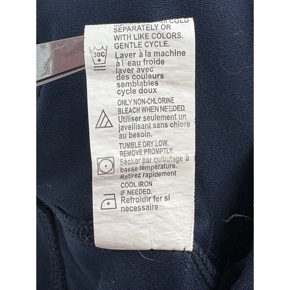 Jockey Leggings Navy Blue High Rise Performance Activewear Size L - Picture 6 of 6